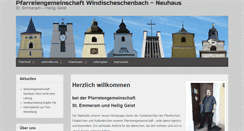 Desktop Screenshot of pfarrei-windischeschenbach.de