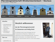 Tablet Screenshot of pfarrei-windischeschenbach.de
